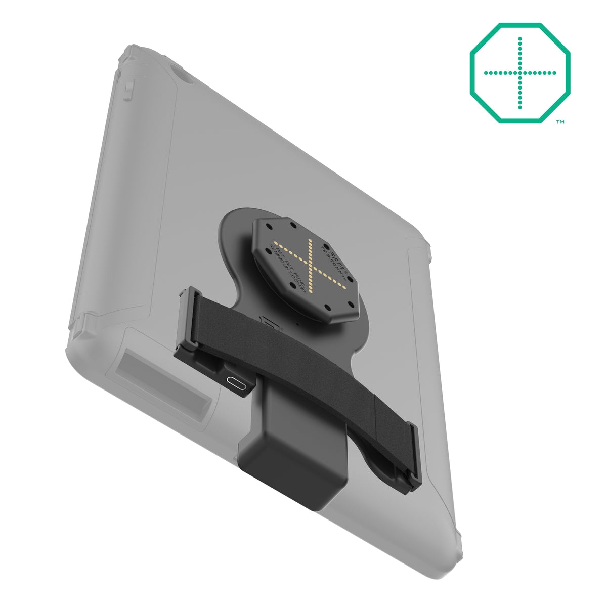 RAM Mounts GDS Tab-Conn adapter for OtterBox Defender cases with rear pogo pads – alternative view