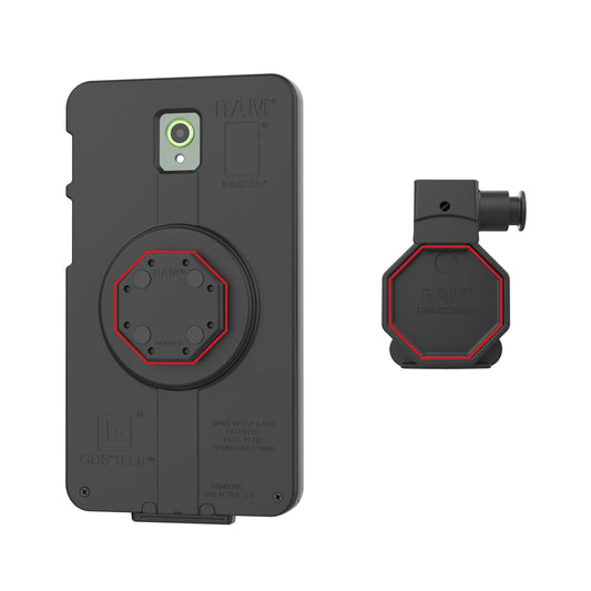 RAM Mounts GDS belt clip holder with release button for Uni-Conn devices – alternative view