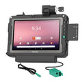 RAM Mounts võtmelukuga toite- ja andmedokk kahe USB-A-pordiga Getac ZX10 jaoks (RAM-HOL-GE4PD2KLU)