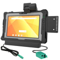 RAM Mounts Power + Dual USB Data Dock for Getac ZX80 (RAM-HOL-GE5PD2U)