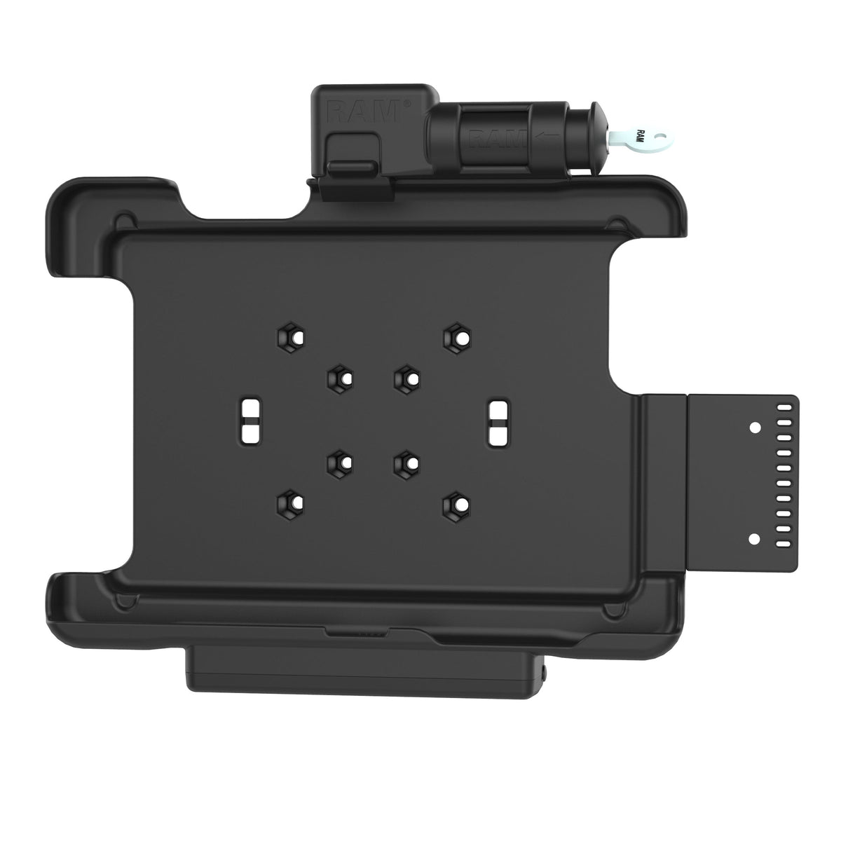 RAM Mounts key-locking Form-Fit holder for Honeywell RT10 rugged tablet – alternative view
