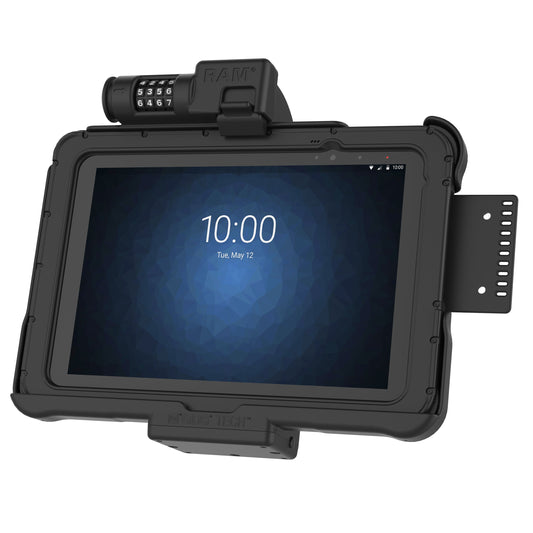 RAM Mounts combination-locking GDS Form-Fit holder for Zebra ET5x 10.1" rugged tablets – product photo