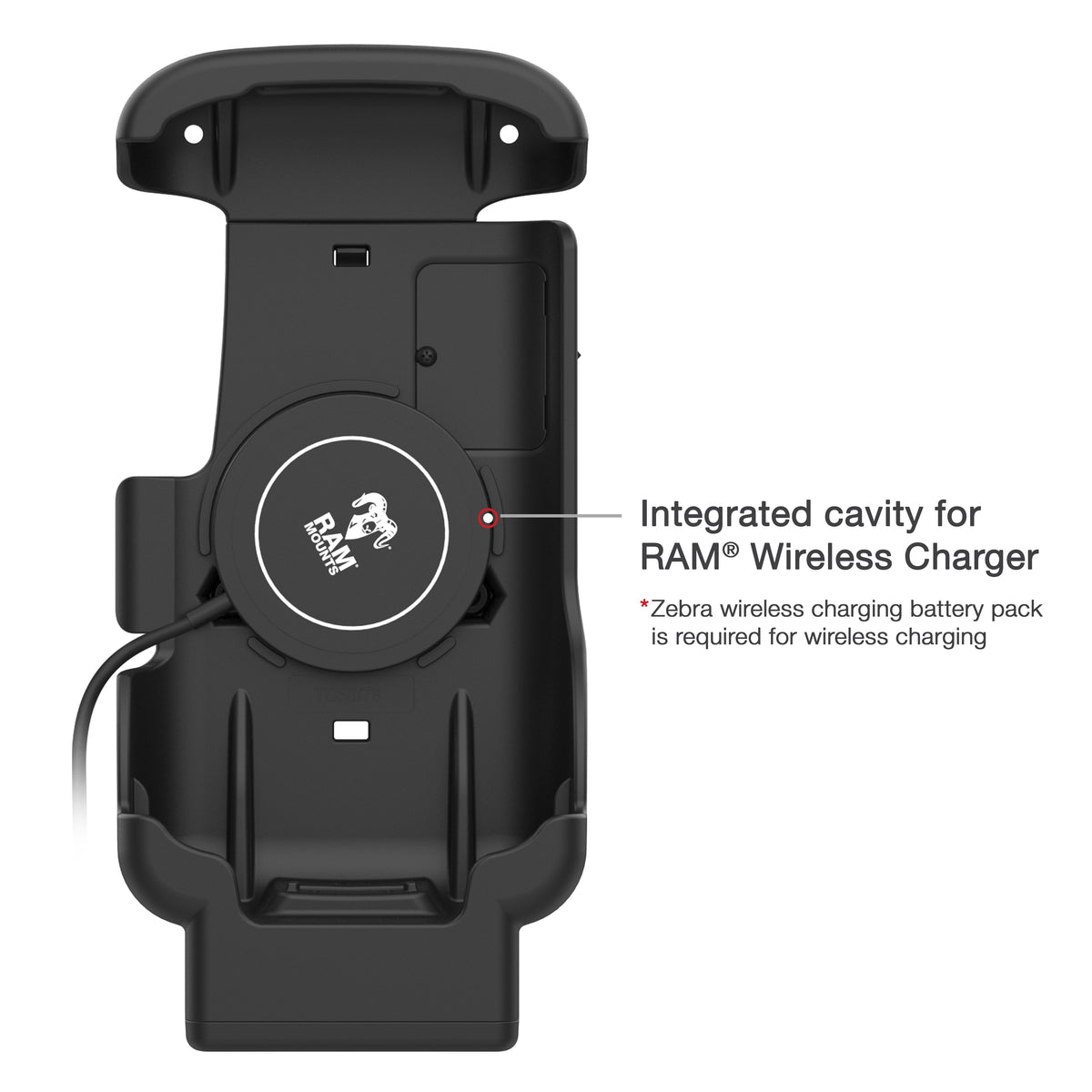 RAM Mounts non-powered Form-Fit dock for Zebra TC53 and TC58 – view 4