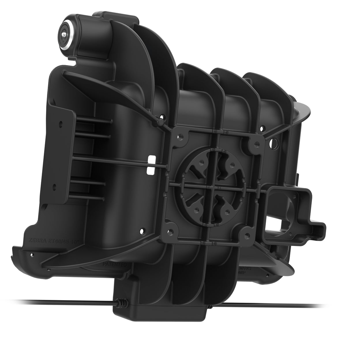 RAM Mounts locking Tough-Dock power + data for Zebra ET40, ET45 and ET401 10-inch tablets with Rugged Frame – additional photo