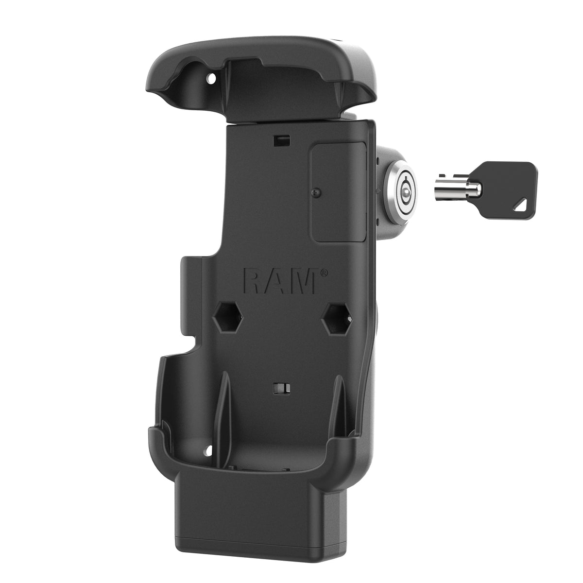 RAM Mounts Key-Locking Form-Fit Holder for Zebra TC22 and TC27 with Rugged Boot – alternative view