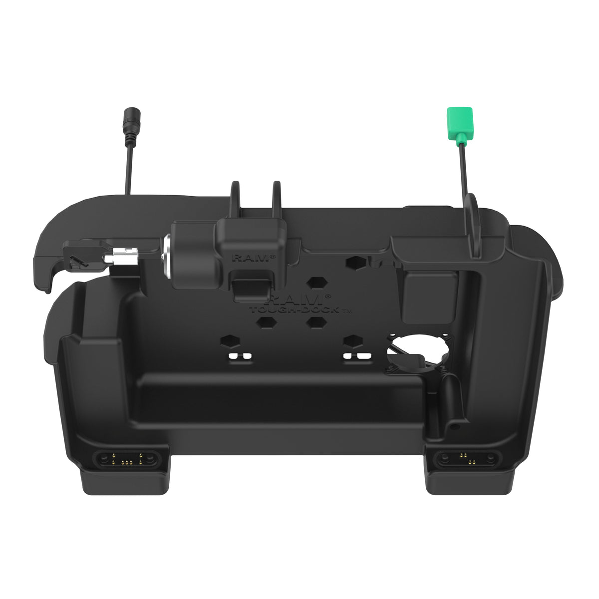 RAM Mounts Key-Locking Power + Data Dock with USB-A & Heated Pins for Zebra ET60 and ET65 – further product photo