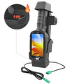 RAM Mounts Form-Fit toitega dokk + USB-A Zebra TC8300 jaoks, soojendusega kontaktid (RAM-HOL-ZE26PDHU)