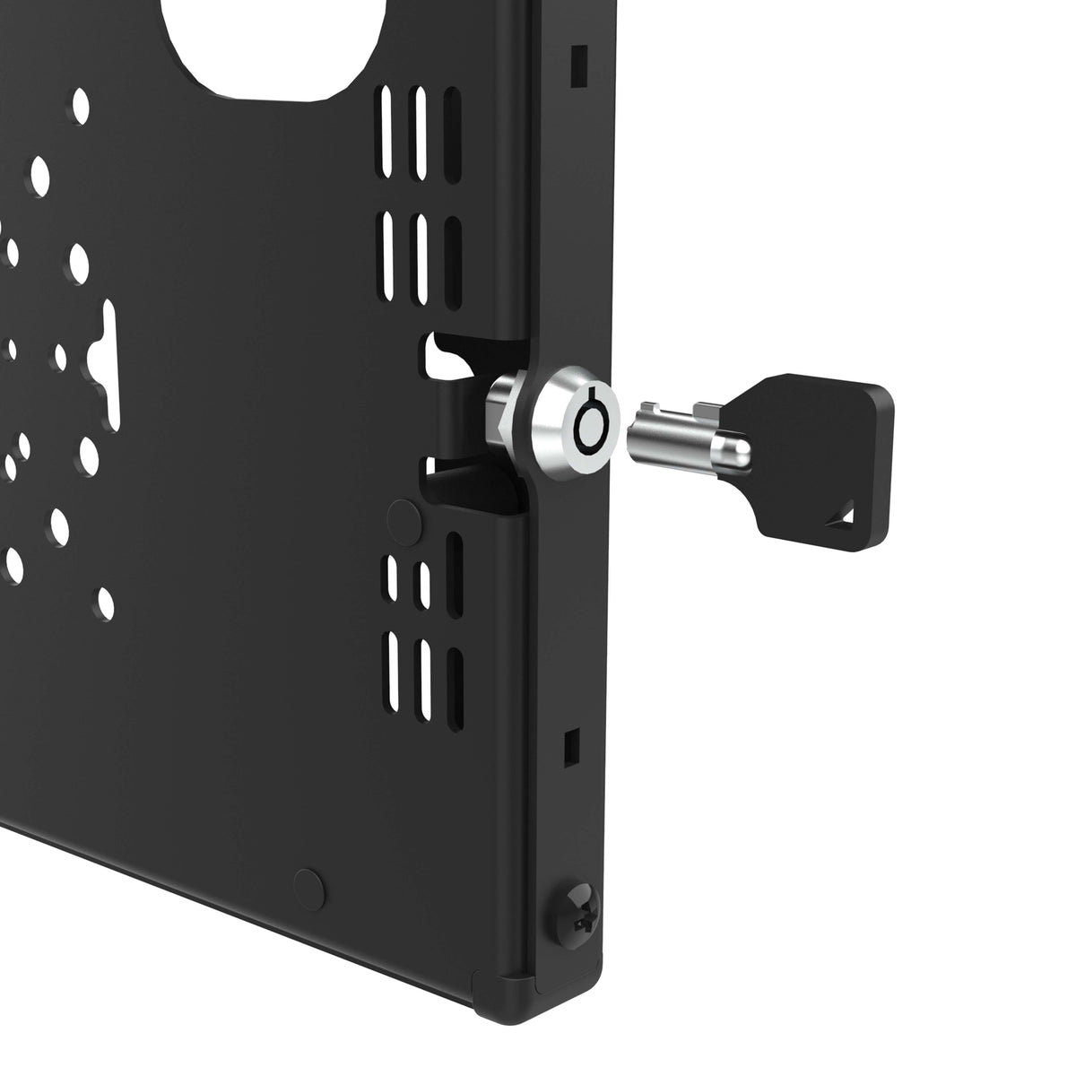 RAM Mounts key-locking Safe-Case, black steel enclosure for Apple iPad mini (A17 Pro) & mini 6 – additional product photo