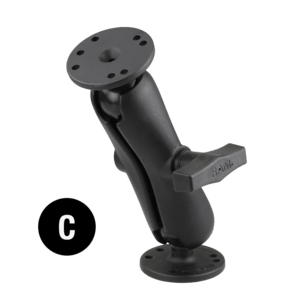 RAM Mounts Komplektid (suurus: C) (RAM-102U-B-2461)