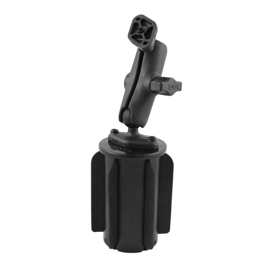 RAM Mounts RAM-A-CAN II cup holder mount with B-size double ball arm and diamond plates (RAP-299-3-B-102U) – product photo