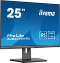 iiyama ProLite XUB2595WSU-B5 25" Monitor, IPS, WUXGA 16:10, Height-Adjustable (XUB2595WSU-B5)