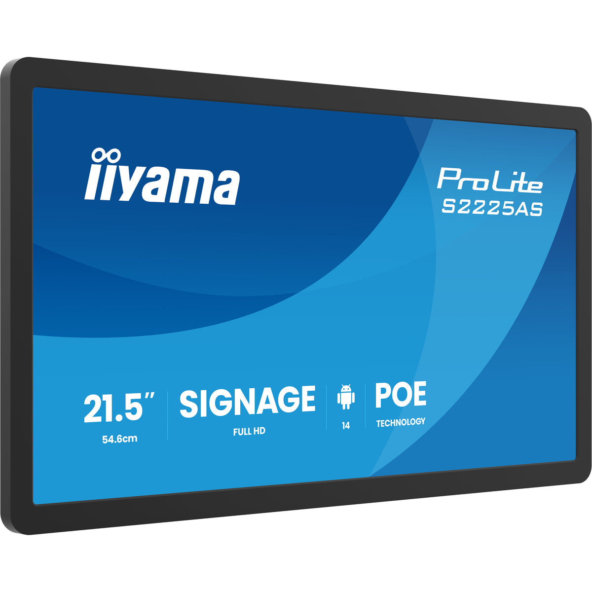 iiyama ProLite S2225AS-B1P 21.5" FHD Digital Signage Display – official product photo 1 (S2225AS-B1P)
