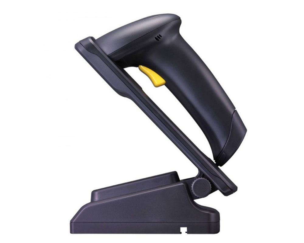 CipherLab 1504 Barcode Scanner with Smartstand, black (A1504ARBKG001)