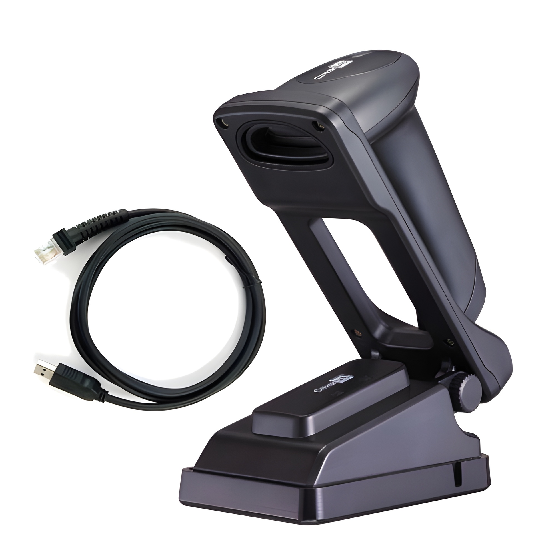 CipherLab 1504 Barcode Scanner with cable and Smartstand, black (A1504ARBKU001)