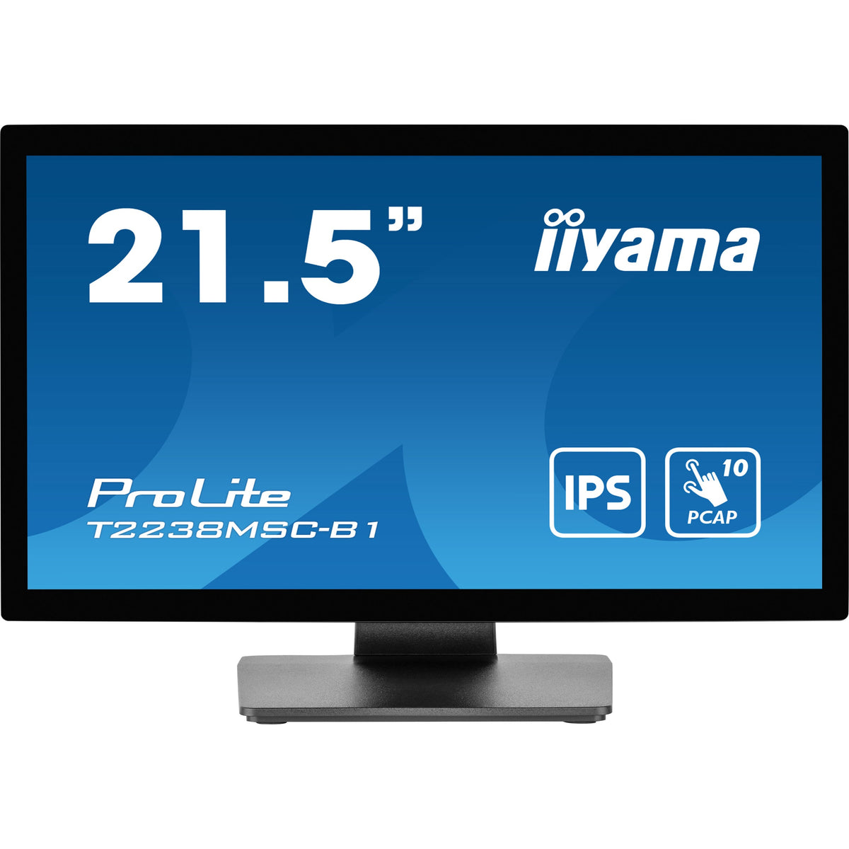 iiyama ProLite T2238MSC-B1 22-inch touch monitor – alternate view