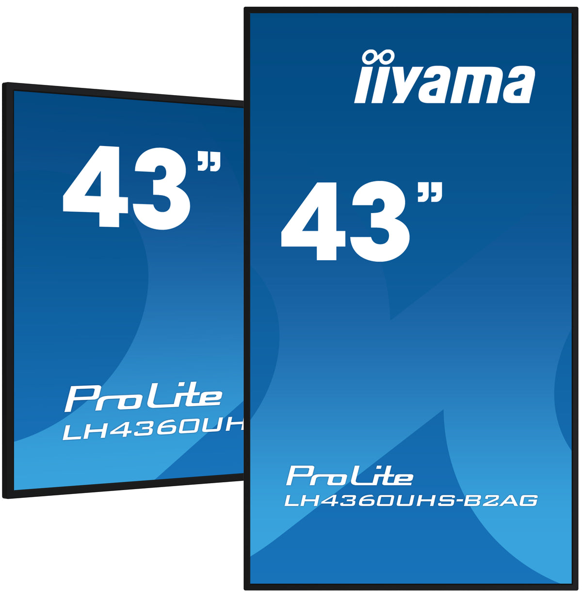 iiyama ProLite LH4360UHS-B2AG 43" 4K Digital Signage Display – official product photo 1 (LH4360UHS-B2AG)