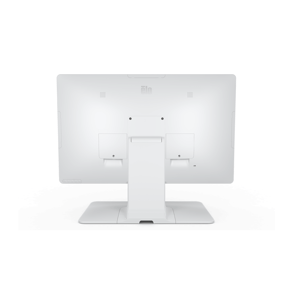 Elo 2403LM 23.8" medical touch monitor, white – rear view