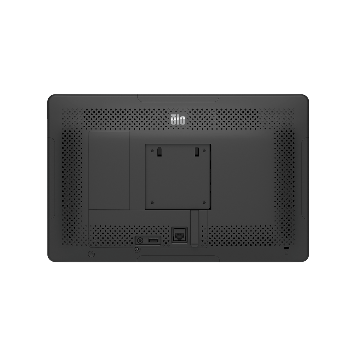 Elo I-Series 2 with Intel 15.6-inch touch computer E850003, rear view with VESA mount