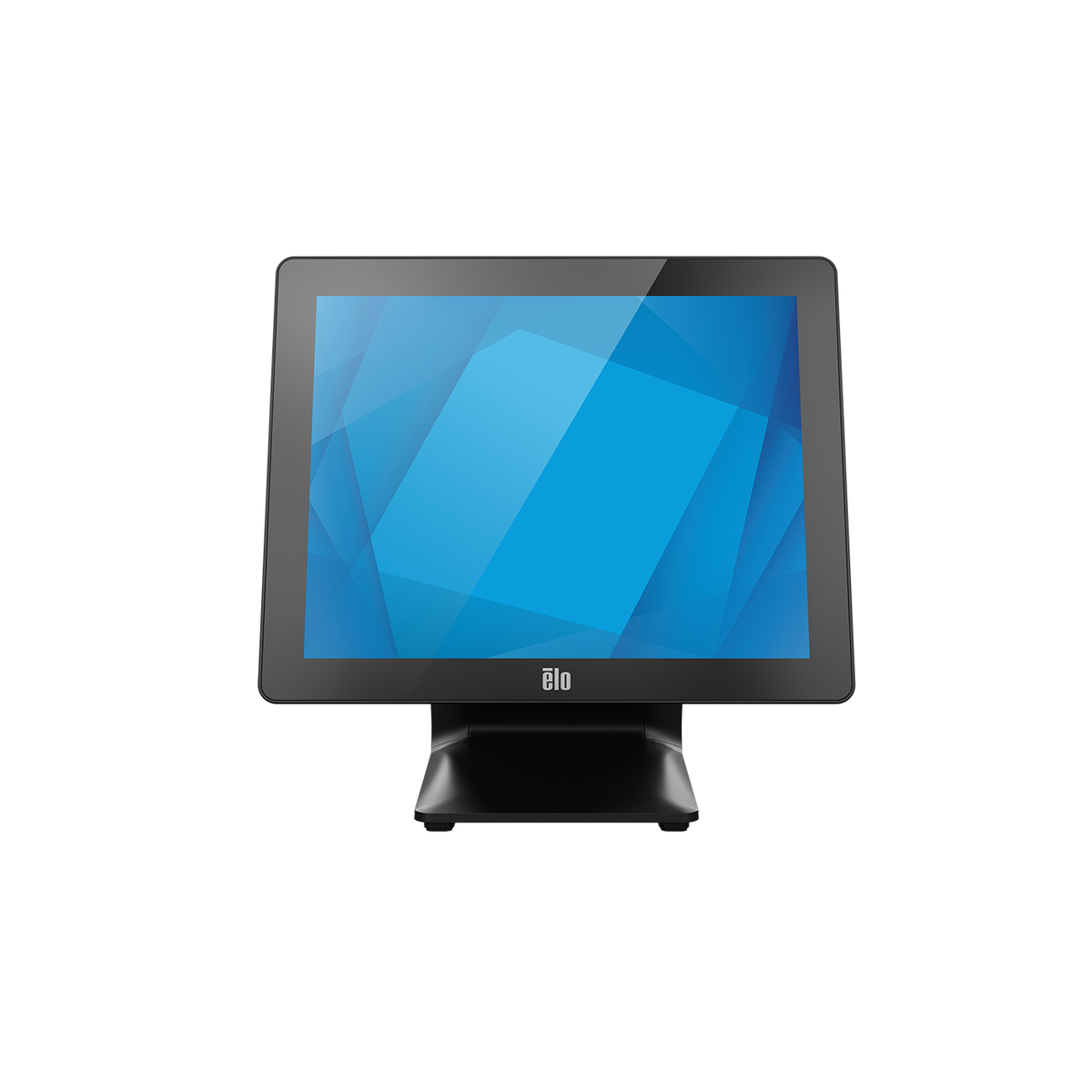 Elo I-Series 3 with Intel 15-inch 4:3 POS touch computer E700571, front view with integrated POS stand
