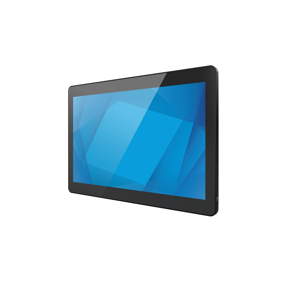 Elo I-Series 3 with Intel 15.6-inch touch computer E606323, left angled view without stand