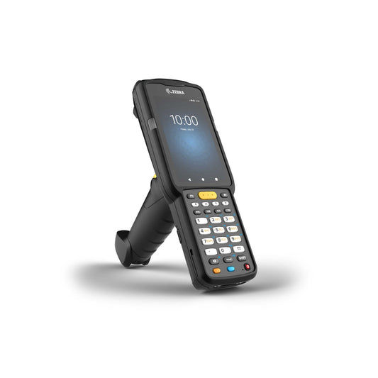 Zebra MC3300x rugged keypad mobile computer, pistol grip, 29-key numeric keypad (MC330L-GJ2EG4RW) – front view