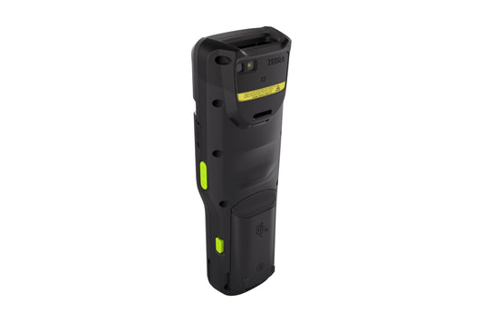 Zebra MC3400 rugged keypad mobile computer, straight shooter, 38-key function numeric keypad (MC3401-0S1R63SS-A6) – back view