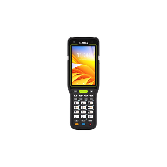 Zebra MC3400 rugged keypad mobile computer, straight shooter, 29-key numeric keypad (MC3401-0S1R62SS-A6) – front view