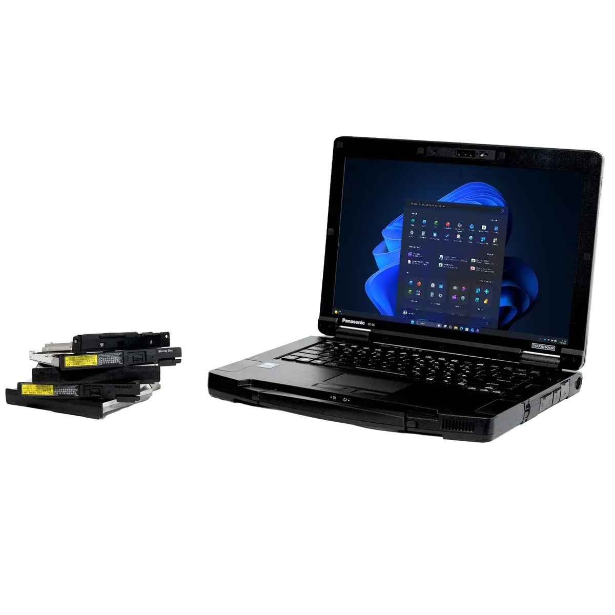 Panasonic TOUGHBOOK 56 FZ-56AZ02RBE with interchangeable xPAK expansion modules for the modular rugged laptop