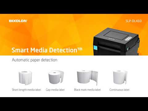 SLP-DL410 - Compact and Economic, High Quality 4” Direct Thermal Fan-Fold Label Printer