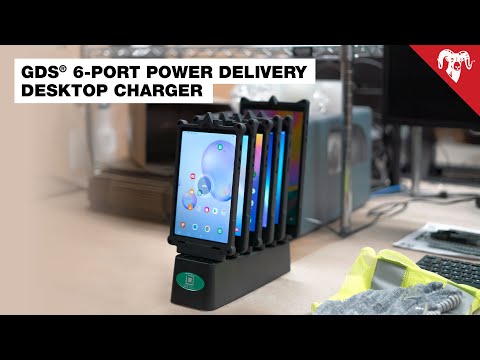 RAM Mounts GDS 6-Port Power Delivery Desktop Charger for IntelliSkin Next Gen (RAM-GDS-DOCK-6G1PD-NGU) – official RAM Mounts video