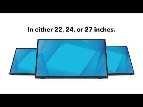Elo 2470L 23.8" Touch Monitor, PCAP 10-touch, FHD, Anti-Glare, Black (E511419) – official video