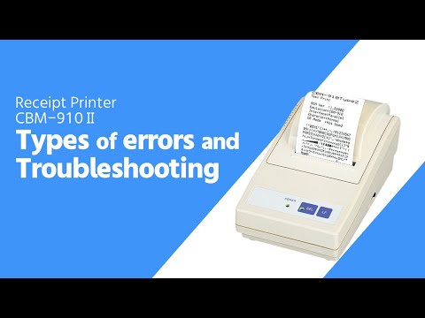 CBM-910II Types of Errors and Troubleshooting