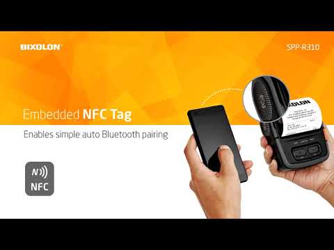 SPP-R310 - Ergonomic, Compact 3” Bluetooth / WiFi Receipt and Label Mobile Printer