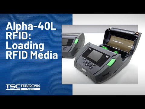 Alpha-40L RFID Loading RFID Media