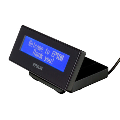 Epson DM-D30 black 2x20 LCD customer display for TM-m30 printers
