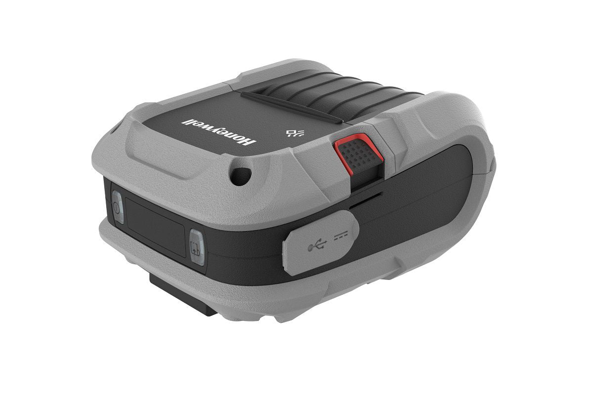 Honeywell RP2F 2-inch mobile receipt and label printer, Bluetooth 5 + Wi-Fi 5 (RP2F0000D20) – top 3/4 view