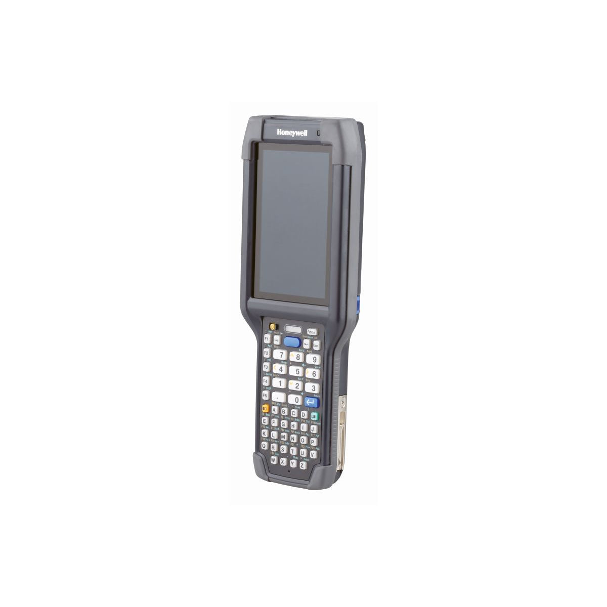Honeywell CK65 rugged Android mobile computer, 51-key alphanumeric keypad, EX20 2D imager, Wi-Fi only (CK65-L0N-BMC210E) – angled view