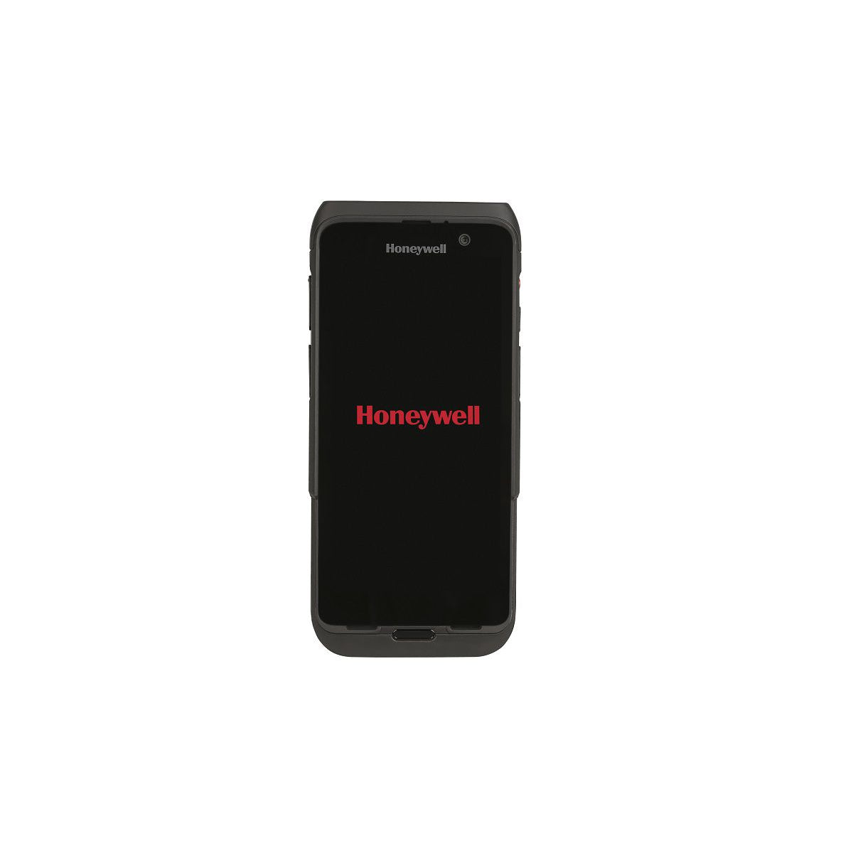 Honeywell CT47 5.5-inch all-touch Android mobile computer, black, FlexRange 2D imager, 5G + Wi-Fi, 8 GB / 128 GB, ATEX Zone 2/22 (CT47-X1N-58D1E1G) – front view