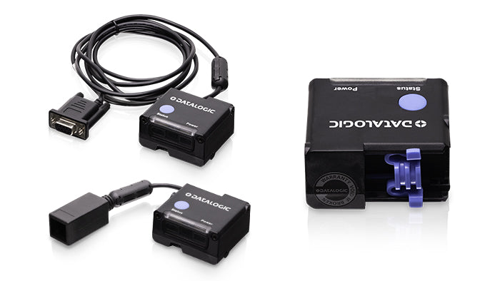 Datalogic Gryphon GFS4590 2D fixed-mount scan module (GFS4590-BK-RED) – connectivity options: micro-USB, RS-232 and RJ cable versions