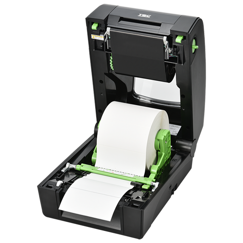 TSC TH340R 4-inch desktop UHF RFID label printer, 300 dpi, touch display, peeler, black (TH340R-A001-0012) – detail view