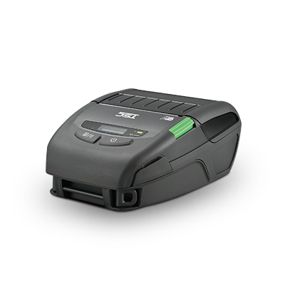 TSC Alpha-30R Basic 3-inch mobile receipt printer, Bluetooth, black (A30RB-A001-0002) – 3/4 view