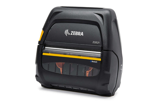 Zebra ZQ521 mobile receipt and label printer, black, Bluetooth, linerless (ZQ52-BUE100E-00) – 3/4 view