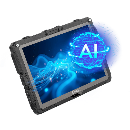 Getac UX10 G5 rugged 10.1-inch tablet (UW1764VIXTXX) – angled view