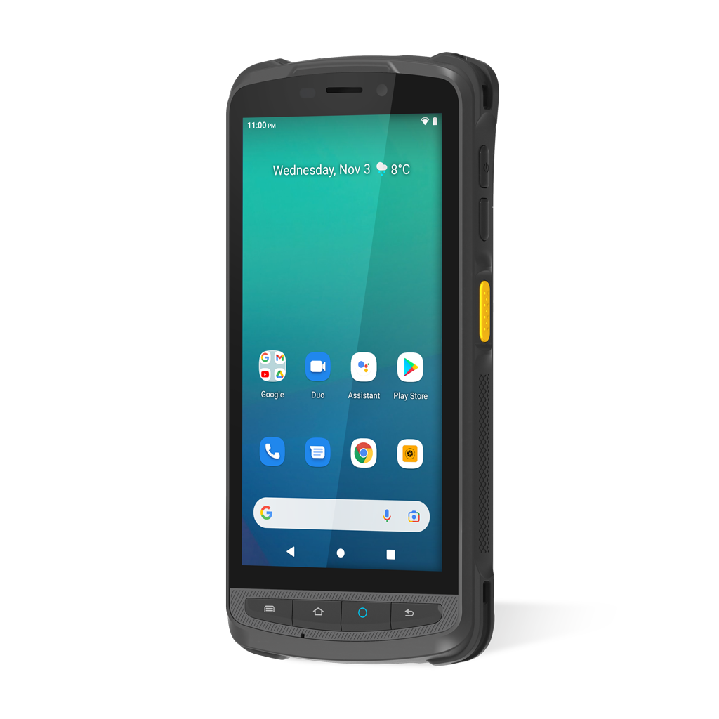 Newland MT90 Orca Pro II rugged Android mobile computer, 2D imager (NLS-MT9085-W4) – perspective view