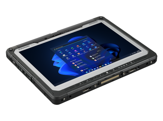 Panasonic TOUGHBOOK 33 mk4 fully rugged 12-inch Windows tablet, tablet only (CF-33YAAACB4) – angled view