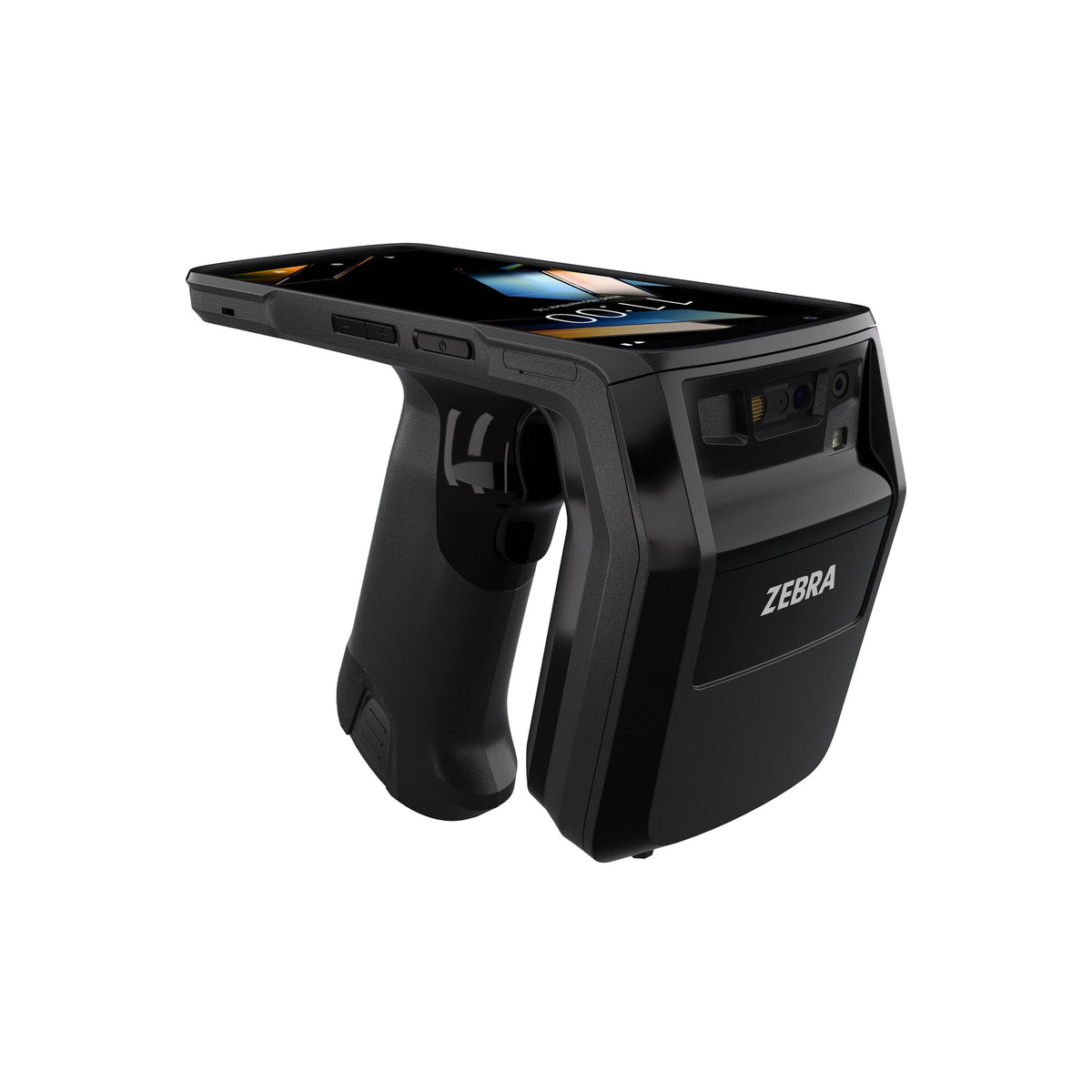 Zebra TC22R rugged Android mobile computer, integrated UHF RFID reader (TC2205-0G1250SS-E8) – angled front view