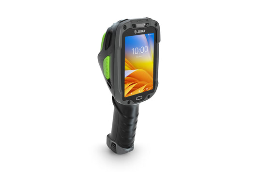 Zebra TC8300 rugged touch mobile computer, angled 65° scan head (TC83B0-3005A61CRW) – angled front view