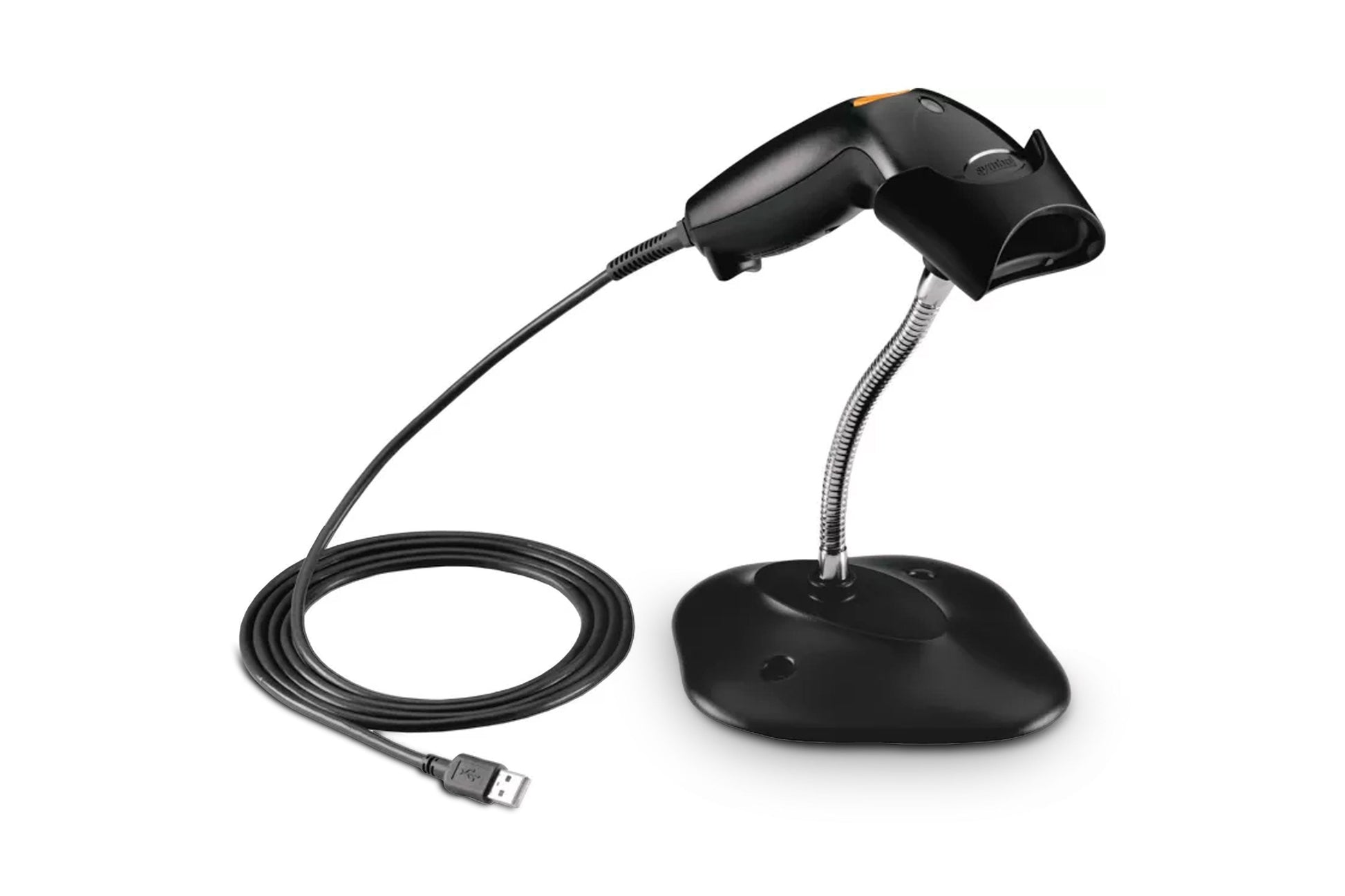 Zebra LS1203 Wired Barcode Scanner with stand and cable (LS1203-7AZU0100ER)
