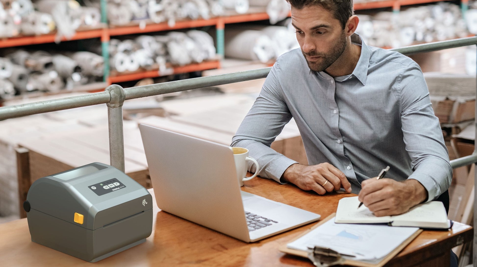 Zebra ZD421d Desktop Label Printer (ZD4A042-D0EE00EZ)