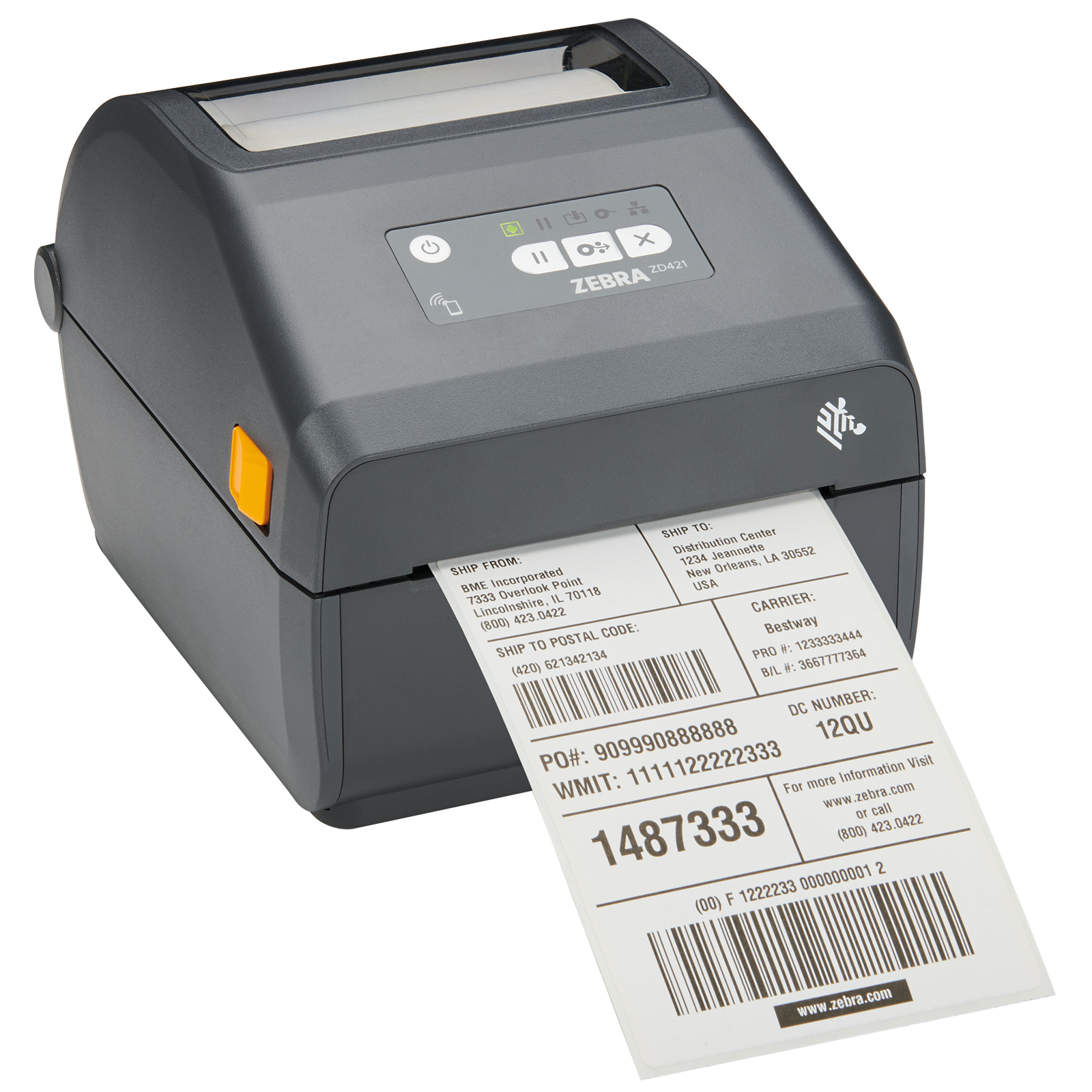 Zebra ZD421d Desktop Label Printer (ZD4A042-D0EE00EZ)